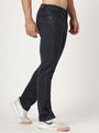 Premium Men'S Grey Dark Wash Relaxed Fit Jeans