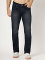 Premium Men'S Blue Dark Wash Relaxed Fit Jeans