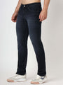 Premium Men'S Blue Dark Wash Relaxed Fit Jeans