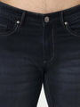 Premium Men'S Blue Dark Wash Relaxed Fit Jeans