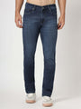 Premium Men'S Blue Mid Wash Relaxed Fit Jeans
