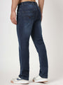 Premium Men'S Blue Mid Wash Relaxed Fit Jeans