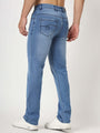 Premium Men'S Blue Mid Wash Relaxed Fit Jeans