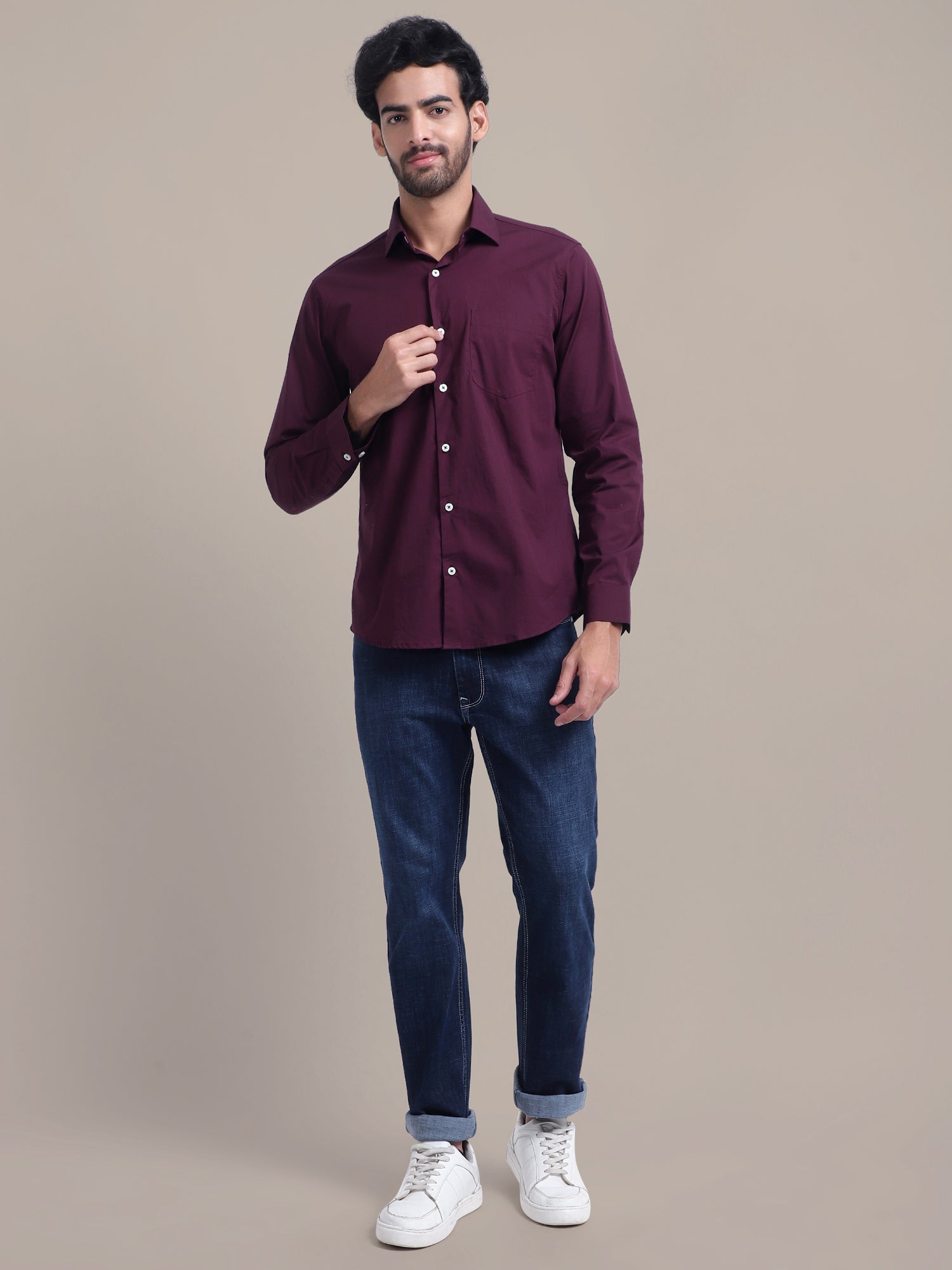 Premium Blue Denim For Men's