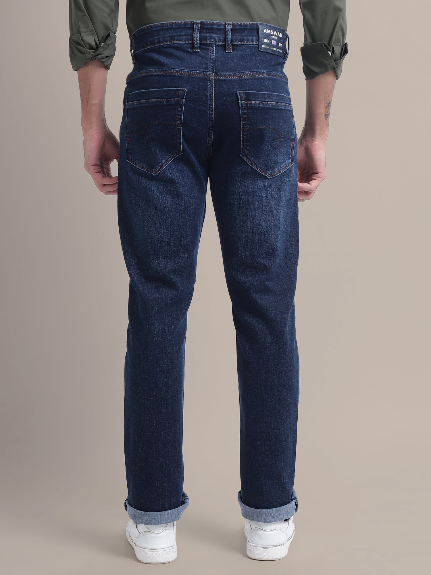 Premium Stretchable Jeans With Straight Fit