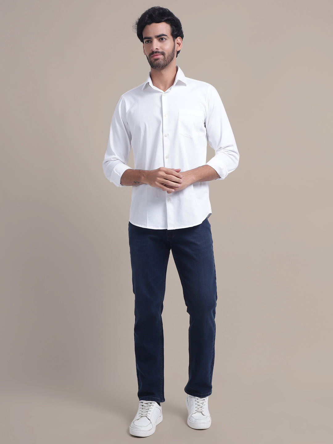 Premium Men'S Jeans Stretchable Comfort Stylish Straight Fit