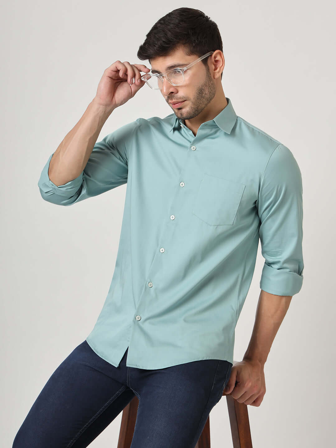 Premium Cotton Satin Shirt