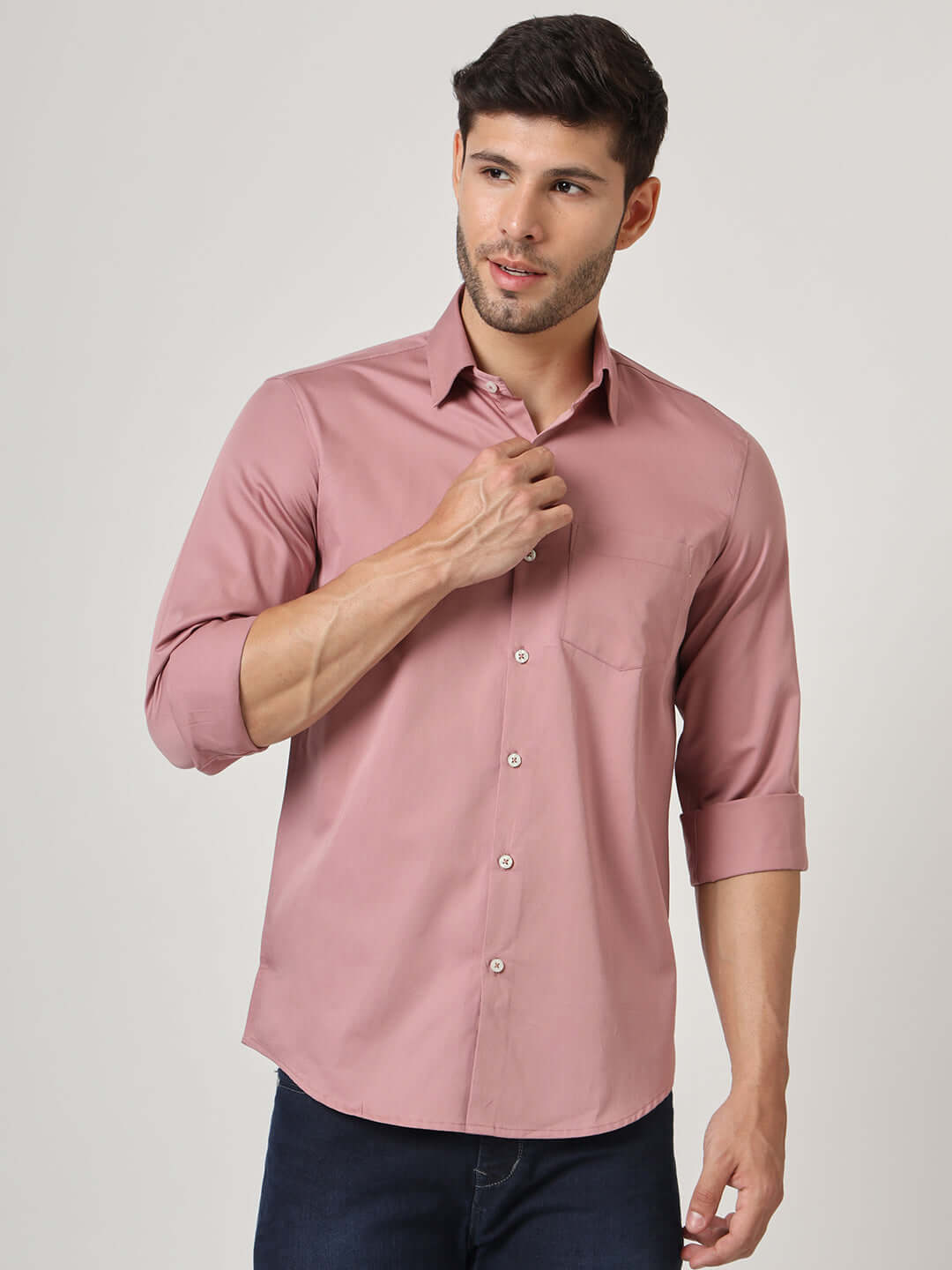 Premium Cotton Satin Shirt