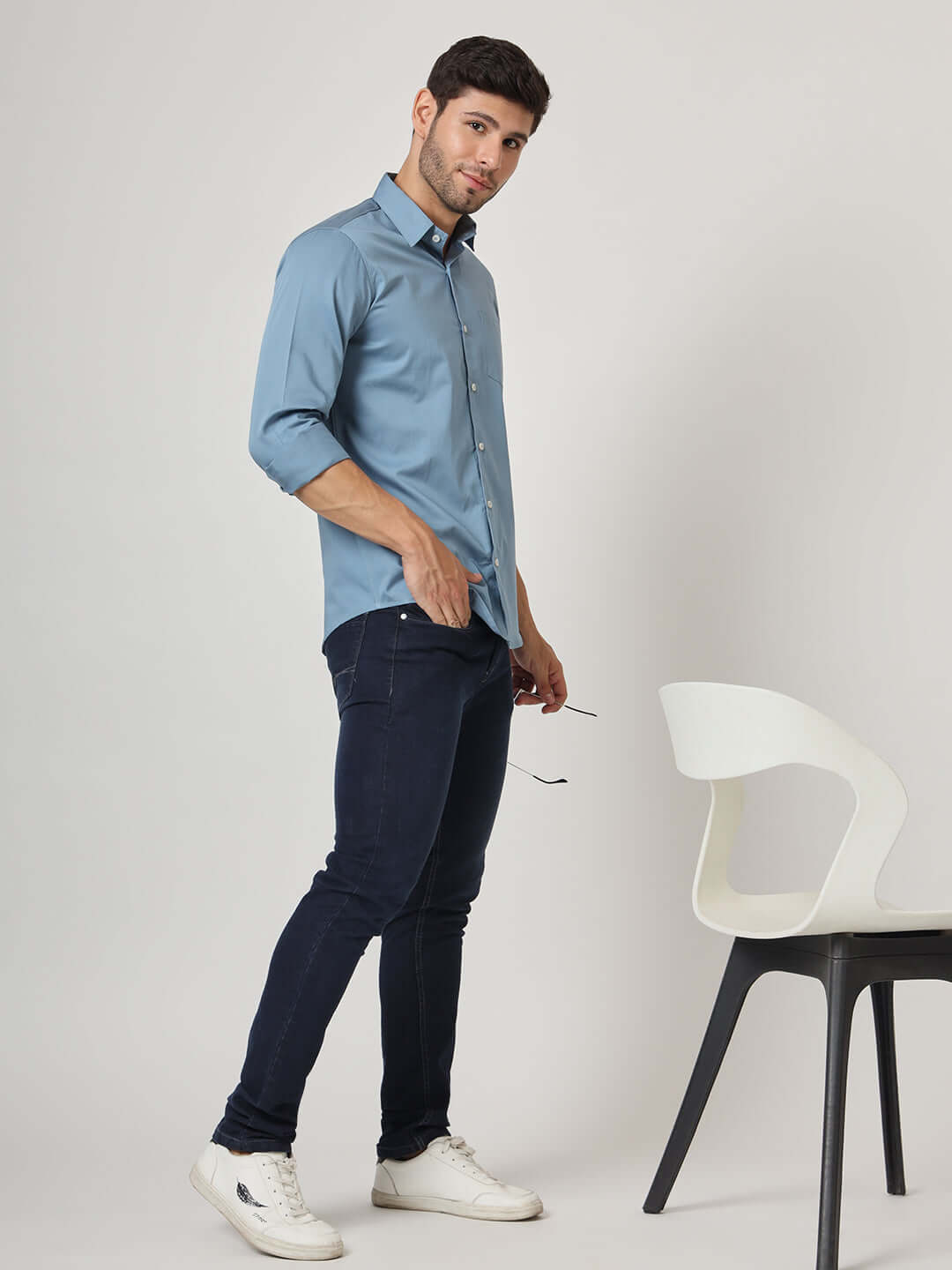 Premium Cotton Satin Shirt