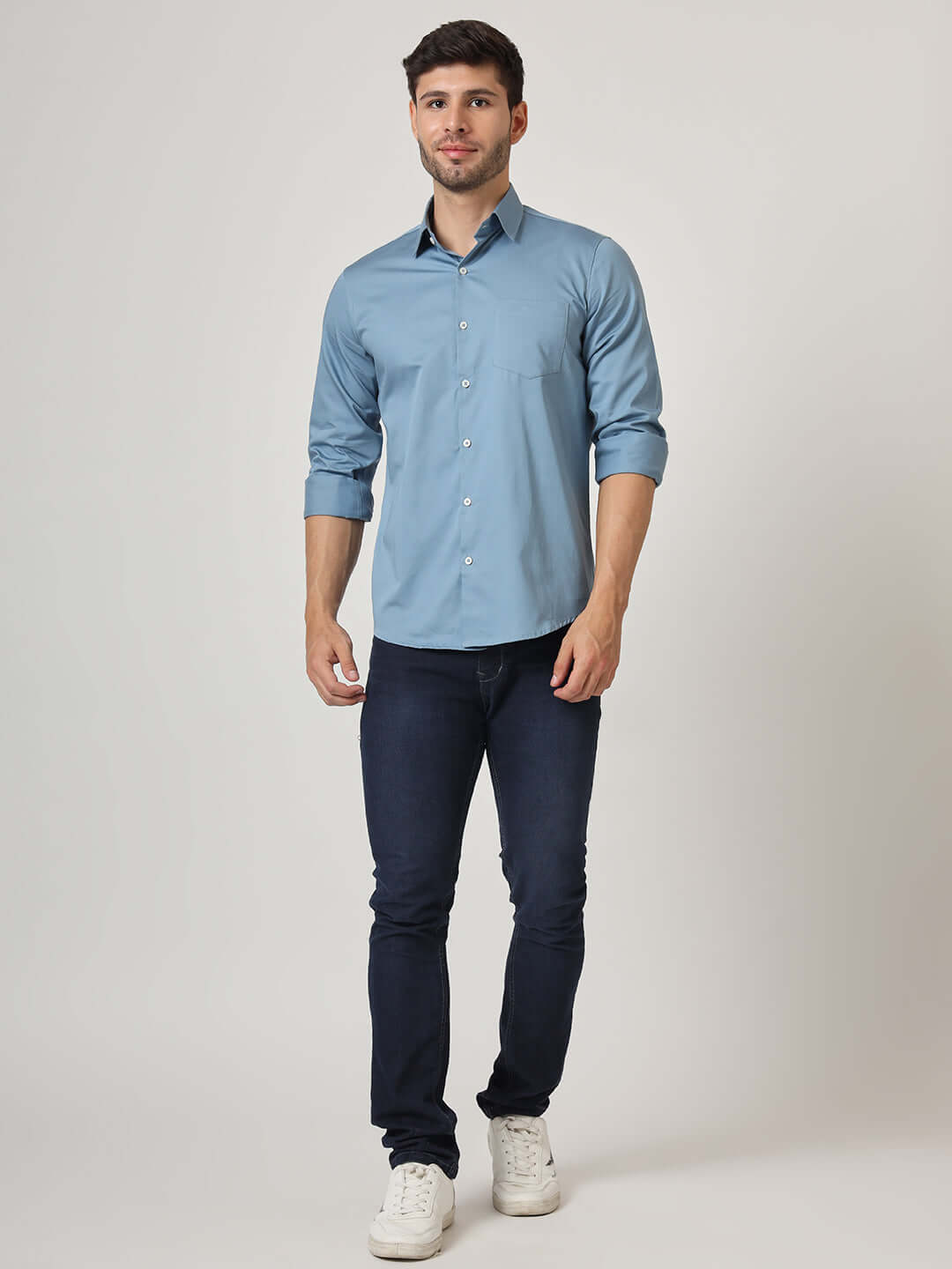 Premium Cotton Satin Shirt