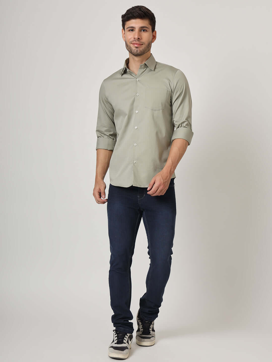 Premium Cotton Satin Shirt