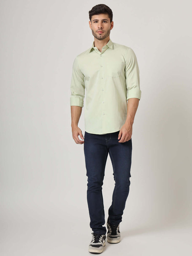 Premium Cotton Satin Shirt