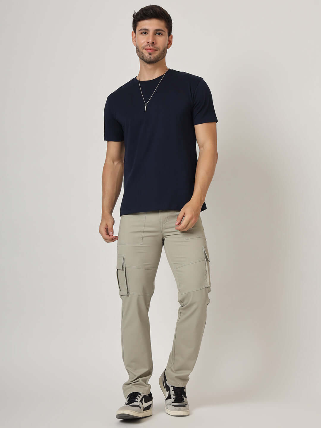 Premium Cotton Beige Cargo Pant