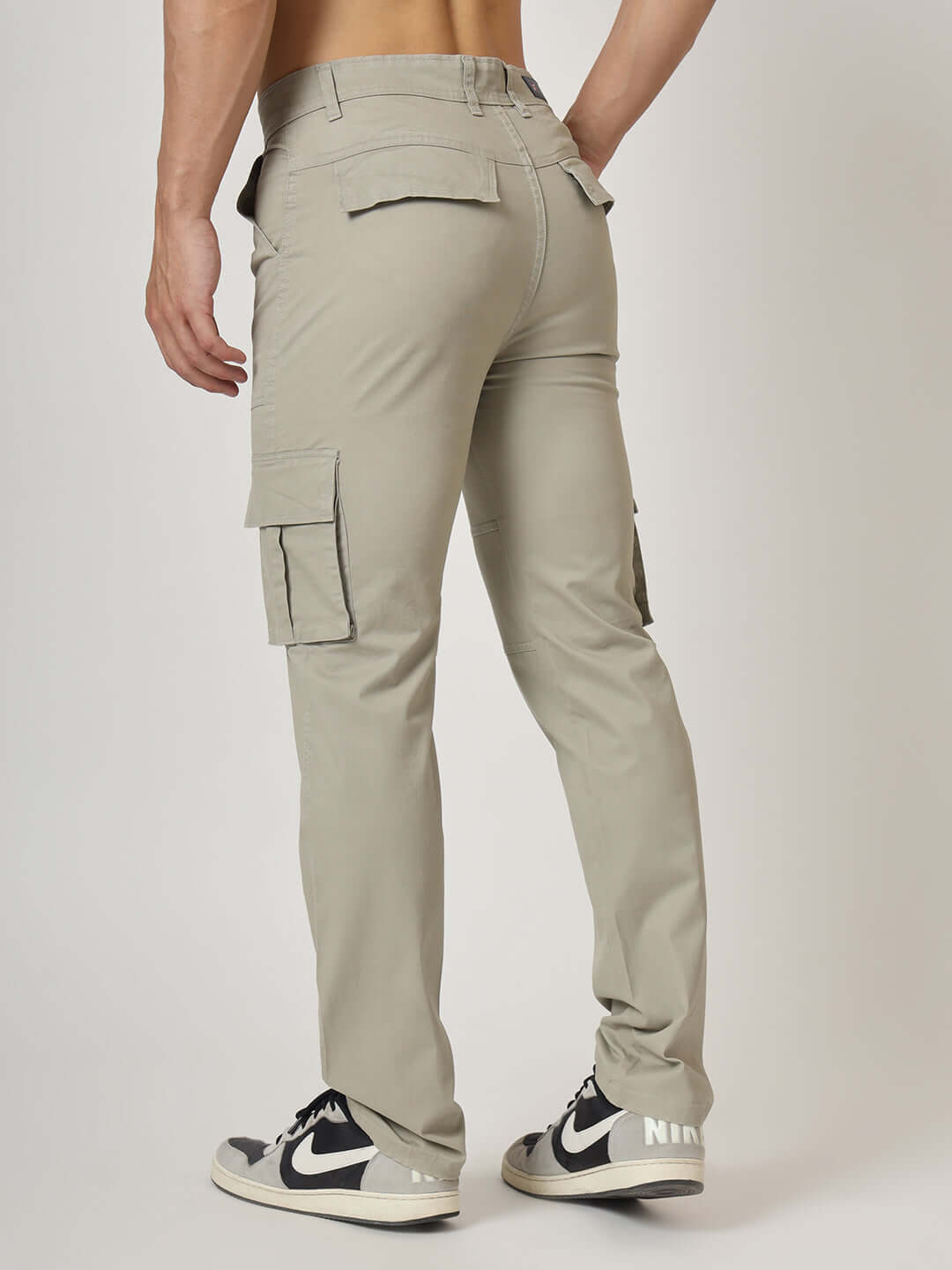 Premium Cotton Beige Cargo Pant
