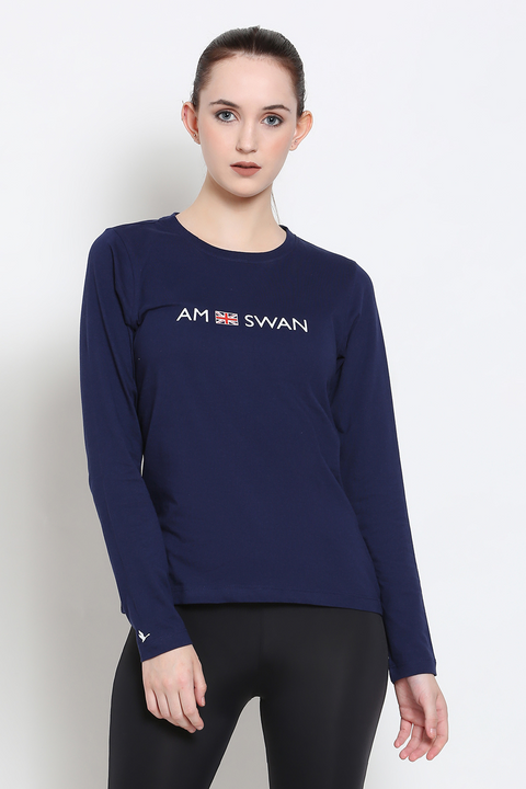 Women'S Premium Cotton Printed Full Sleeve T-Shirts