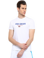 MENS COTTON RICH LYCRA GRAPHIC HALF SLEEVE CREW NECK T-SHIRTS