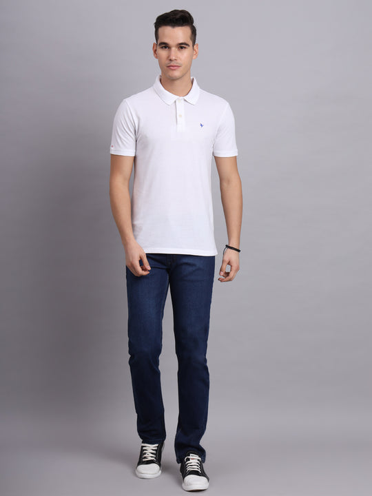 Amswan Premium Dark Navy Denim Jeans For Men