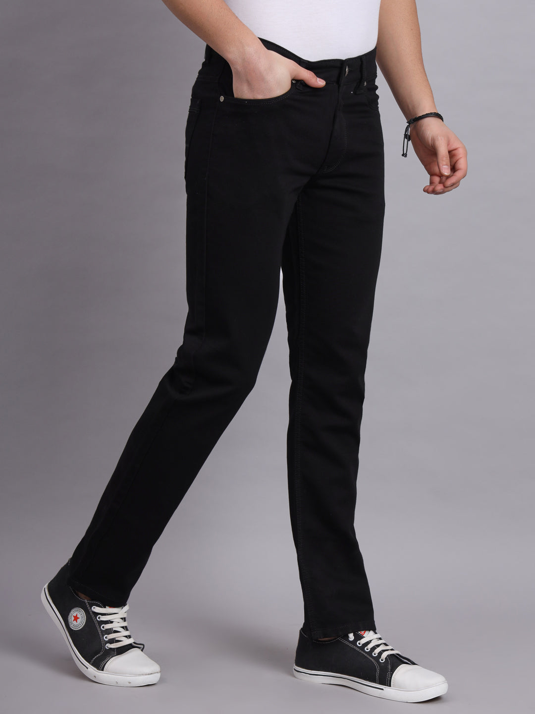 Amswan Premium Dark Charcoal Men'S Jeans