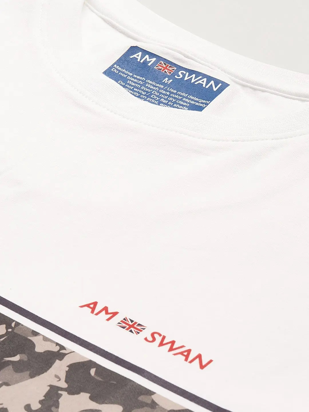 Mens Cotton Rich Lycra Graphic Half Sleeve Crew Neck T-Shirts