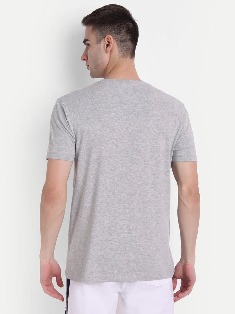 Mens Cotton Rich Graphic Half Sleeve Crew Neck T-Shirts