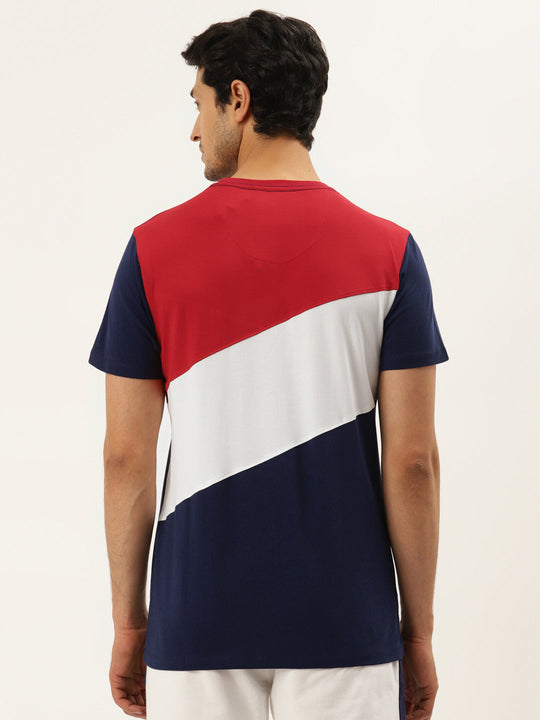 Mens Premium Cotton Lycra Printed Half Sleeve Crew Neck T-Shirts