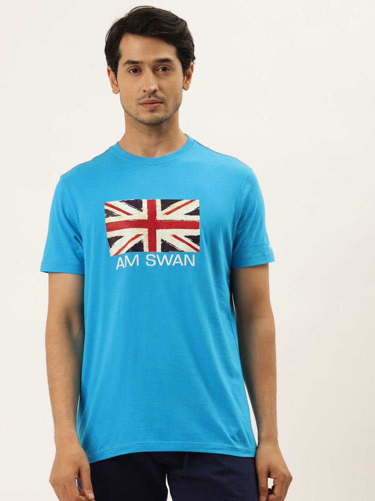 Mens Premium Cotton Printed Half Sleeve Crew Neck T-Shirts