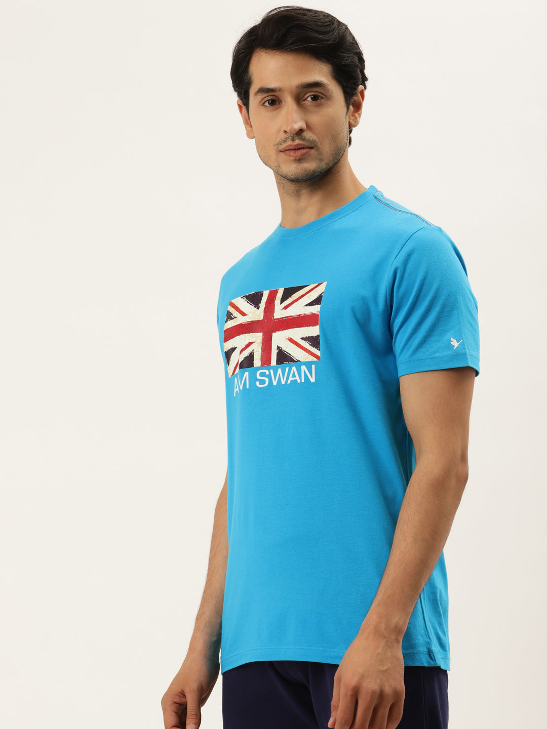 Mens Premium Cotton Printed Half Sleeve Crew Neck T-Shirts