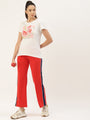 Womens Cotton Lycra Smart Fit Solid Track Pants