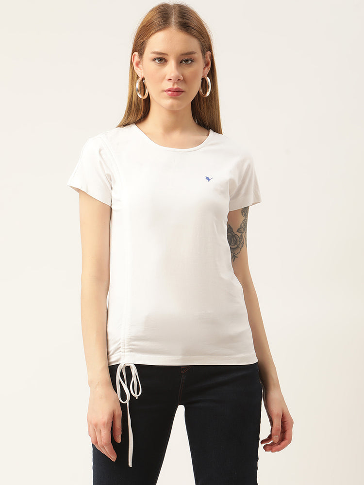 Womens Premium Cotton Lycra Smart Fit Dori With Eyelet Top