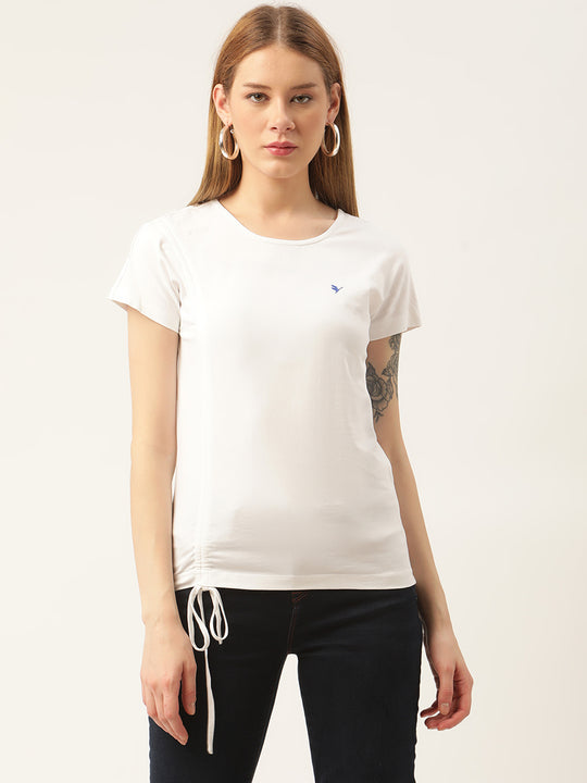 Womens Premium Cotton Lycra Smart Fit Dori With Eyelet Top