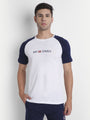 Mens Premium Cotton Printed Reglan Half Sleeve T-Shirts